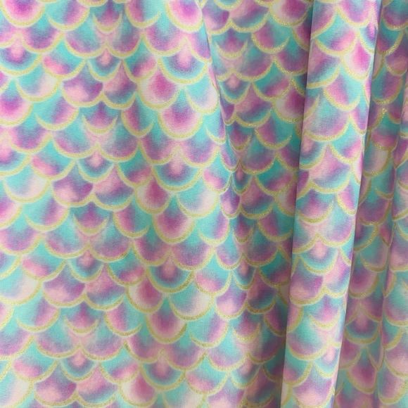 Cat & Jack Mermaid Swim Suit Sz 10/12 NWOT - Picture 4 of 4